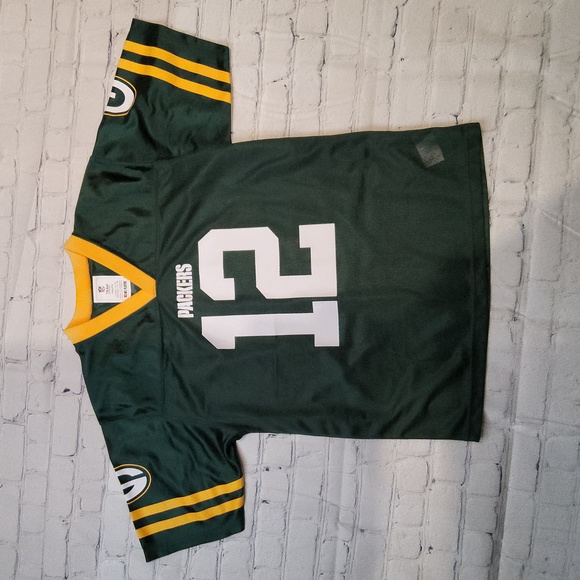 NFL team Apparel Jersey Greenbay packers Aaron Rodgers Quarterback youth 14/16 - Picture 1 of 3